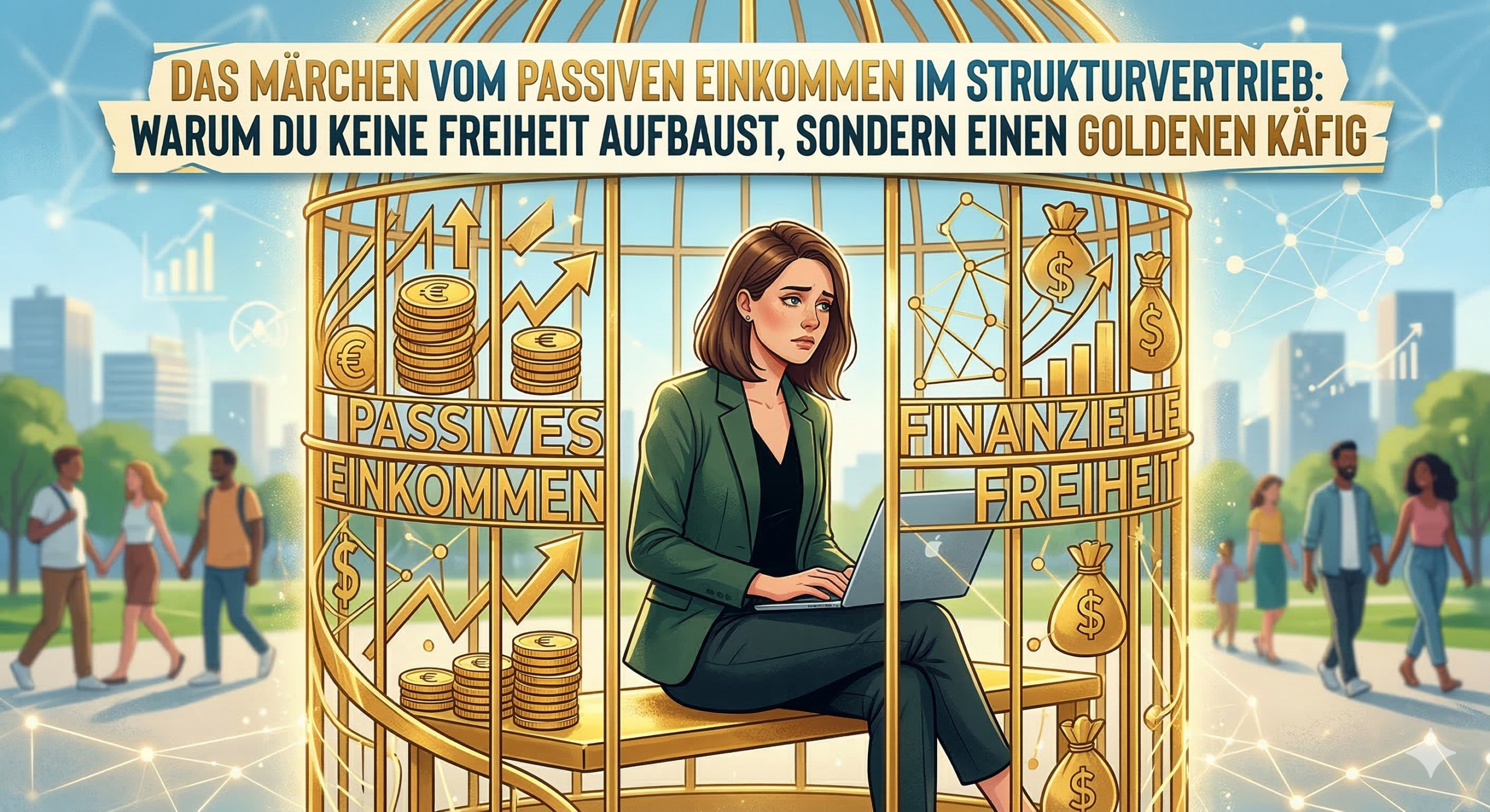 Eine Person steht vor einem Schreibtisch, hinter ihr 3 Strassen die zu den Entscheidungen führen